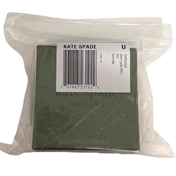 KATE SPADE CZ Earrings Gift Boxed Cubic Zirconia Stud Earrings NWT - Picture 8 of 10